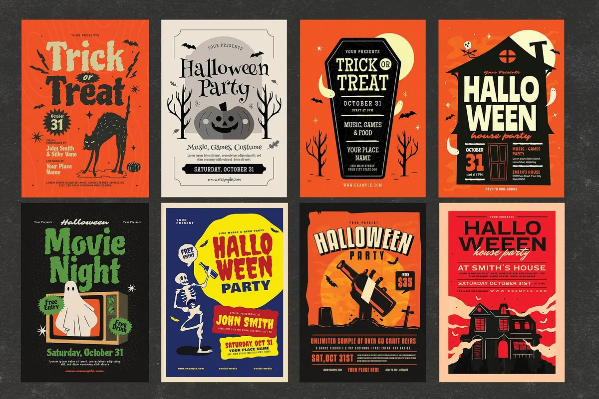 Halloween Flyers Bundle