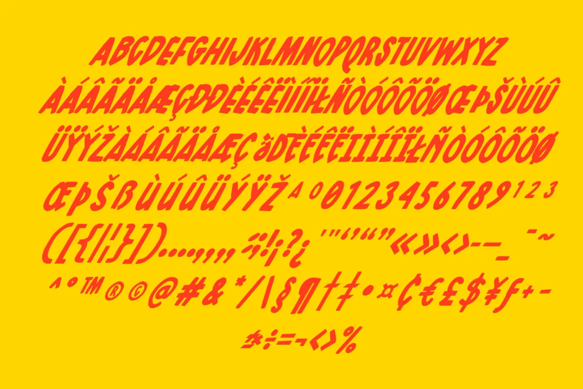 SFC Brison Brush - Vintage Display Font