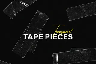 Transparent Tape Pieces