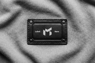 Leather Patch Label Mockup