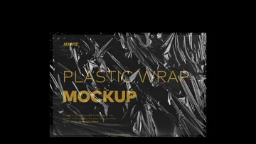 Plastic Wrap Texture Mockup