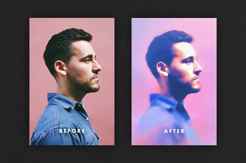 Soft Painting Poster Effect