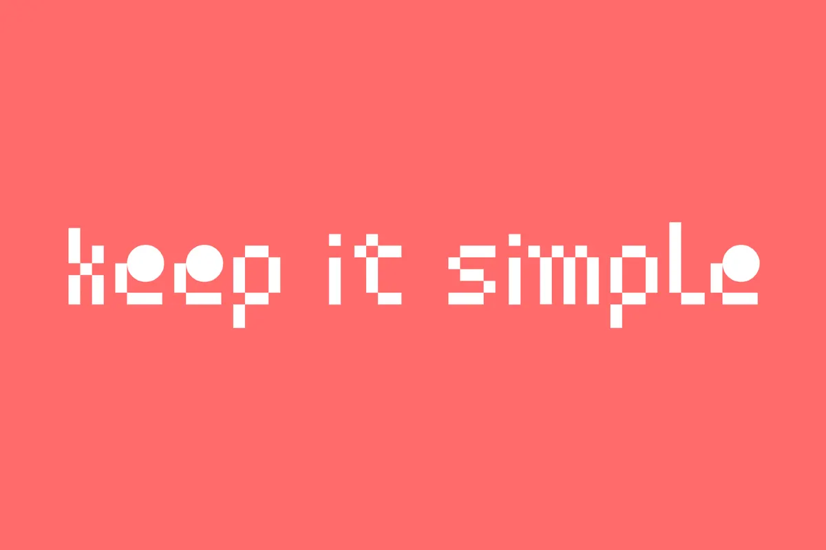Kobata - Pixel Bauhaus Font