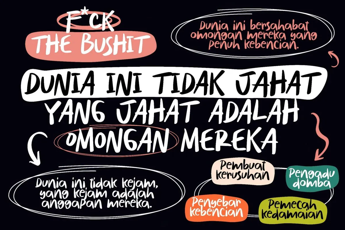 Tulisan Ngawur — Handwritten Font