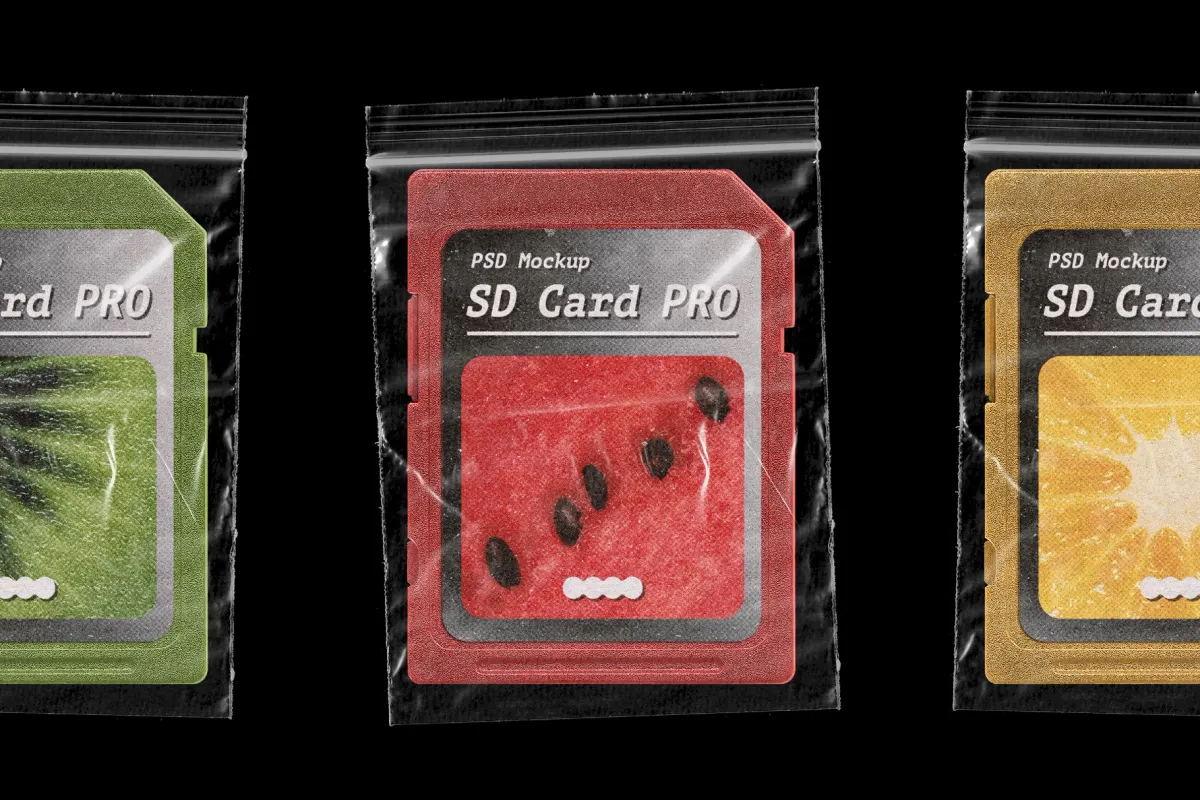 SD Card Mockup
