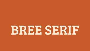 Bree Serif / Free Slab Font