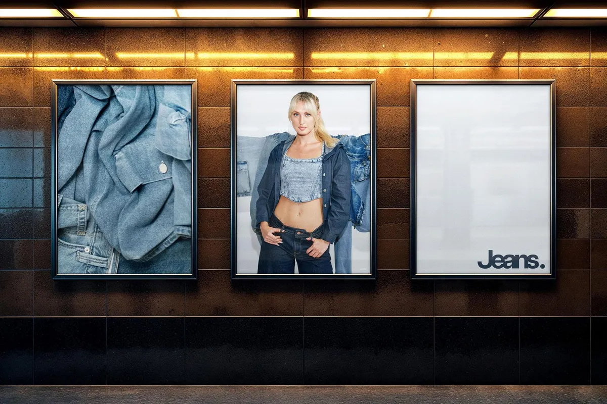 Framed A4 Posters Mockup