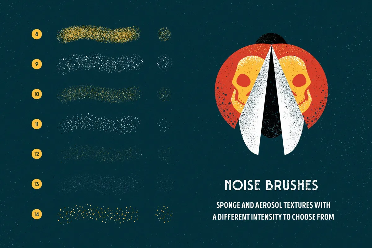 Memento Shader Illustrator Brushes