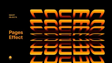 Layered Pages Text Effect