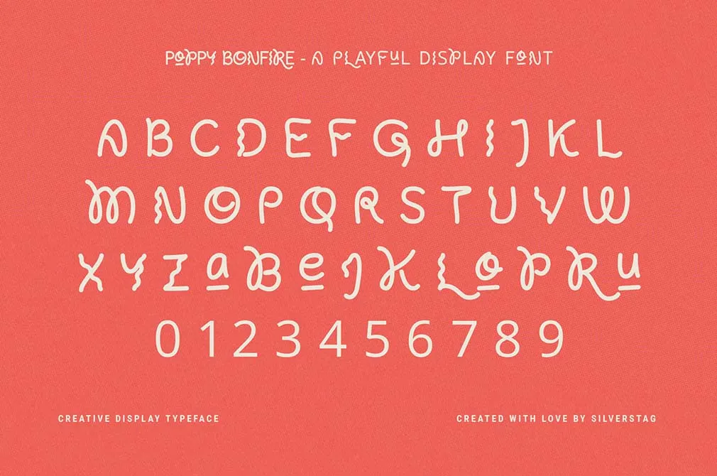 Poppy Bonfire — Modern Display Font