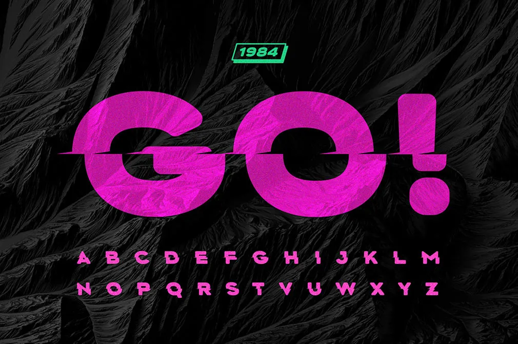 Bisect Display Font