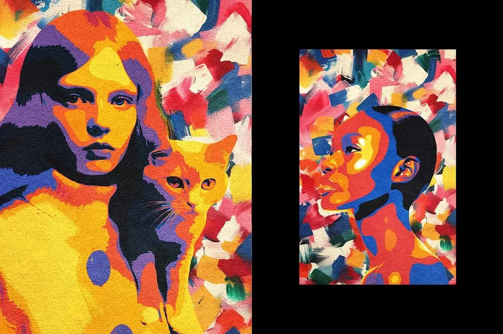 Paint Strokes Photo Effect