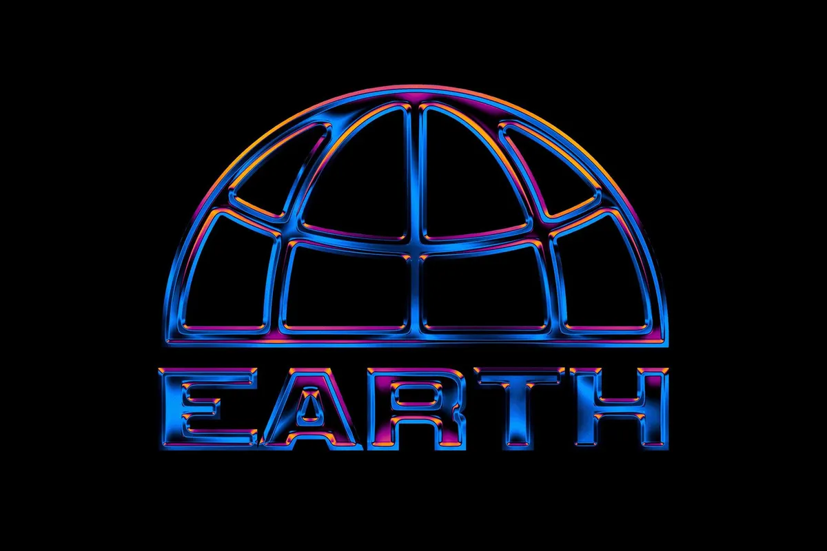 Chromatic Metal Text & Logo Effect