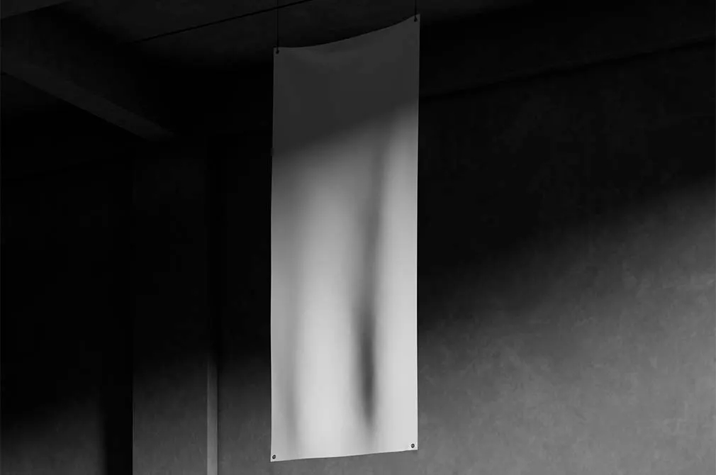 NOIR Hanging Banner Mockup