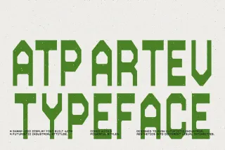 Artev – Geometric Sans Serif Font