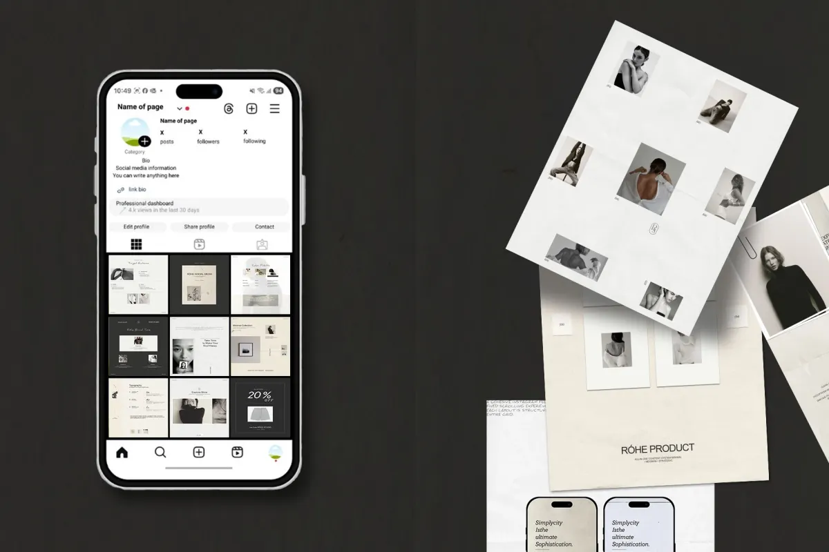 Róhe | Luxury Fashion Social Media Template