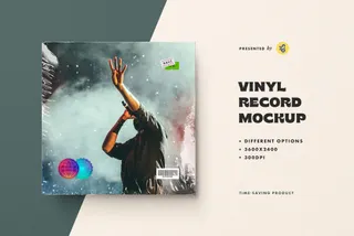 Vinyl Record Mockup