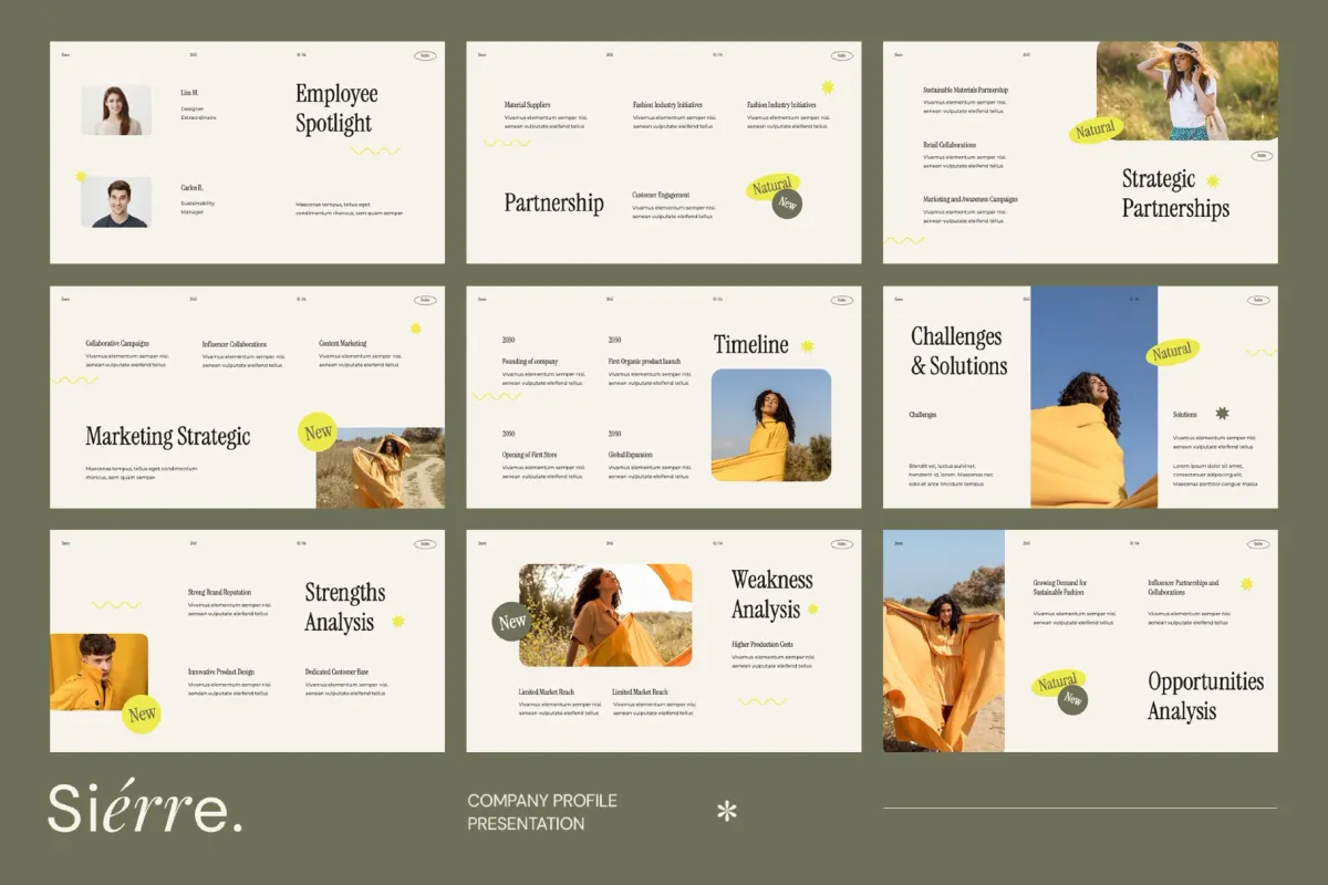 Sierre - Interactive Company Profile Powerpoint