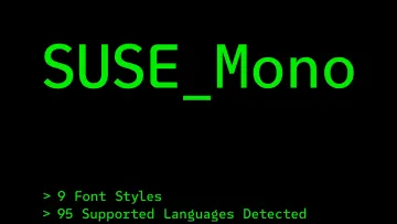 Suse Mono Font Family
