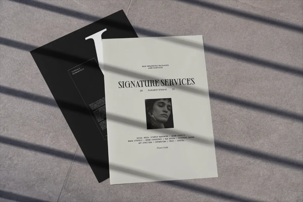 A4 Paper Mockups Set