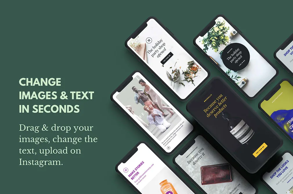 Lush: 24 Instagram Templates