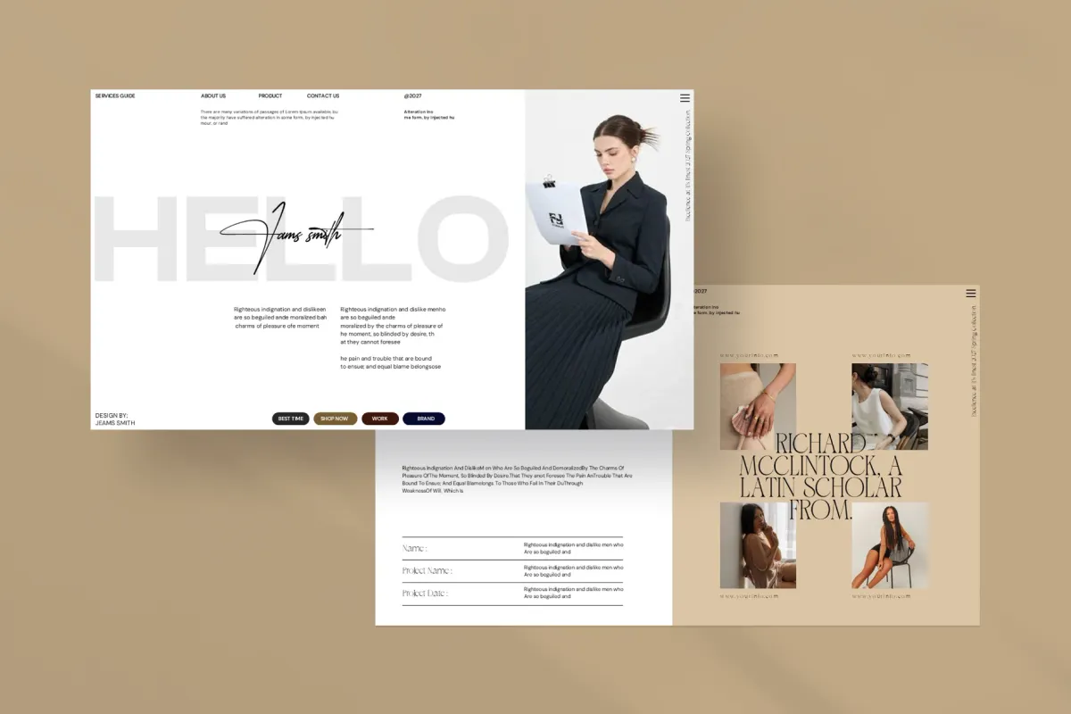 Creative Services Guide Presentation Template