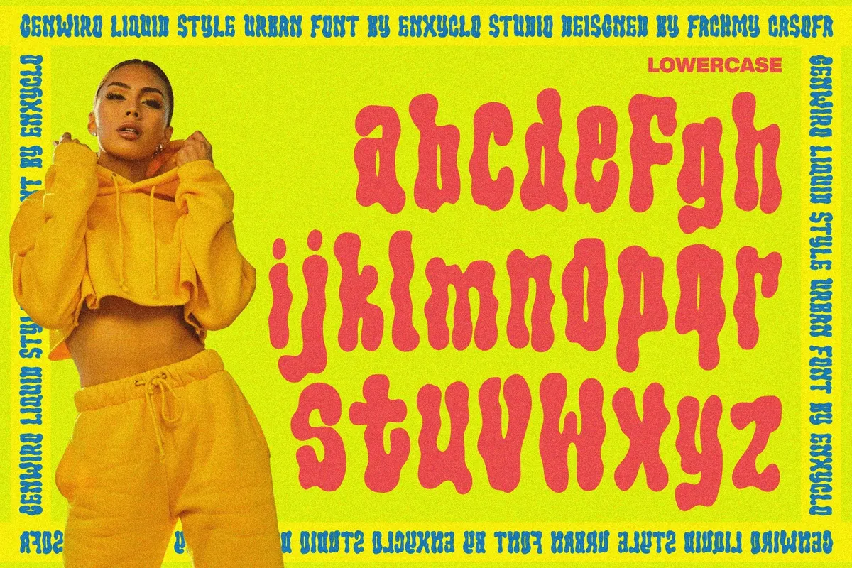 Genwiro Liquid Bold Font