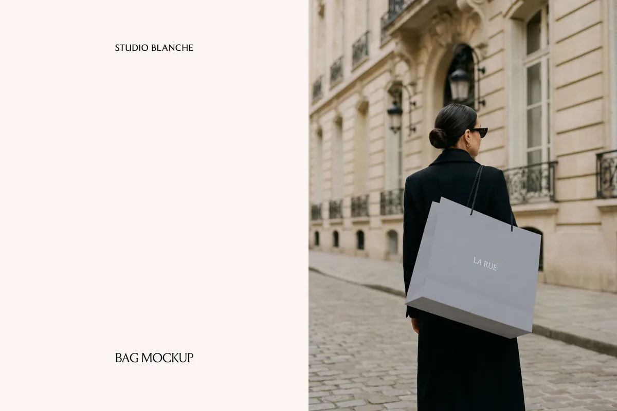 Luxury Shopping Bag Mockup
