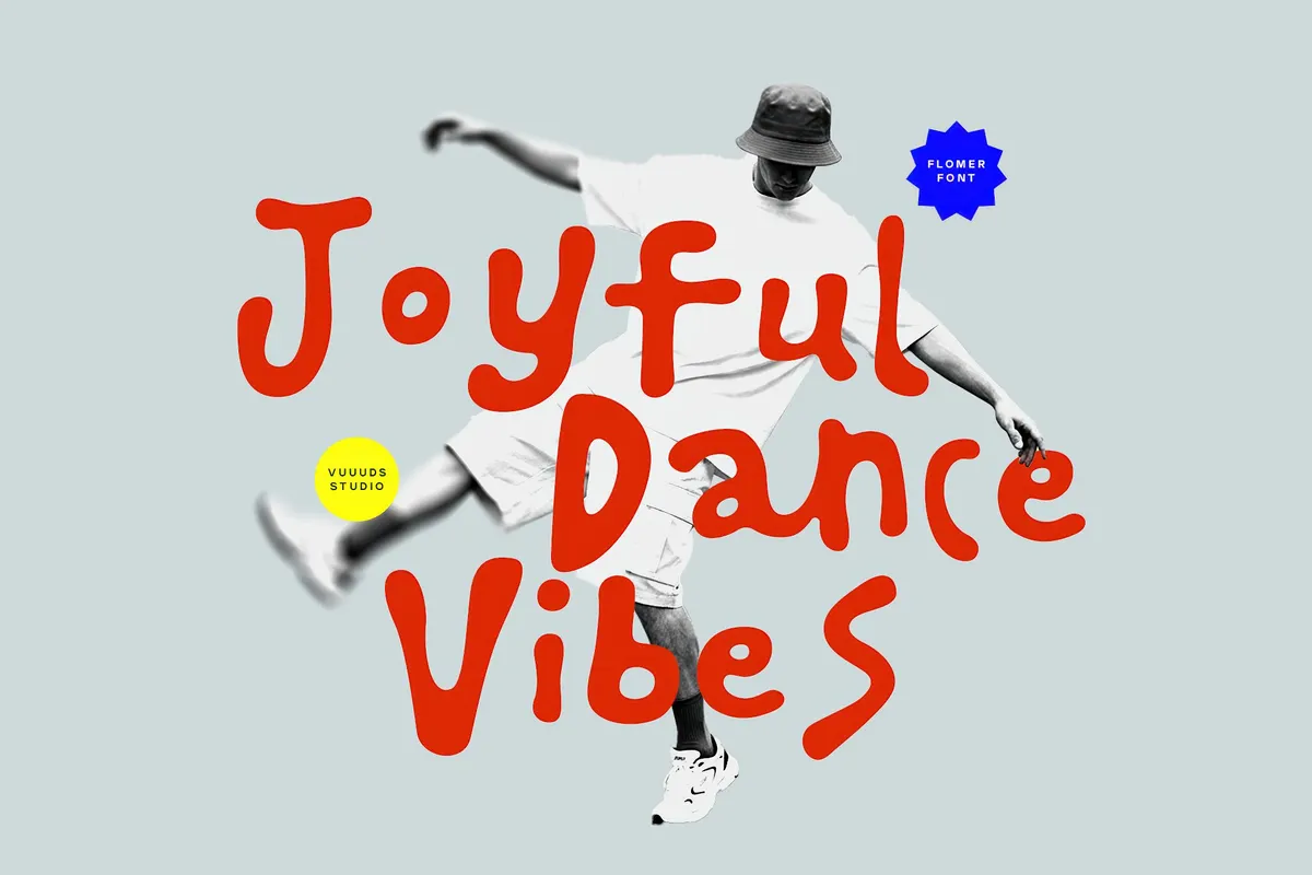 Flomer - Bouncy Display Font