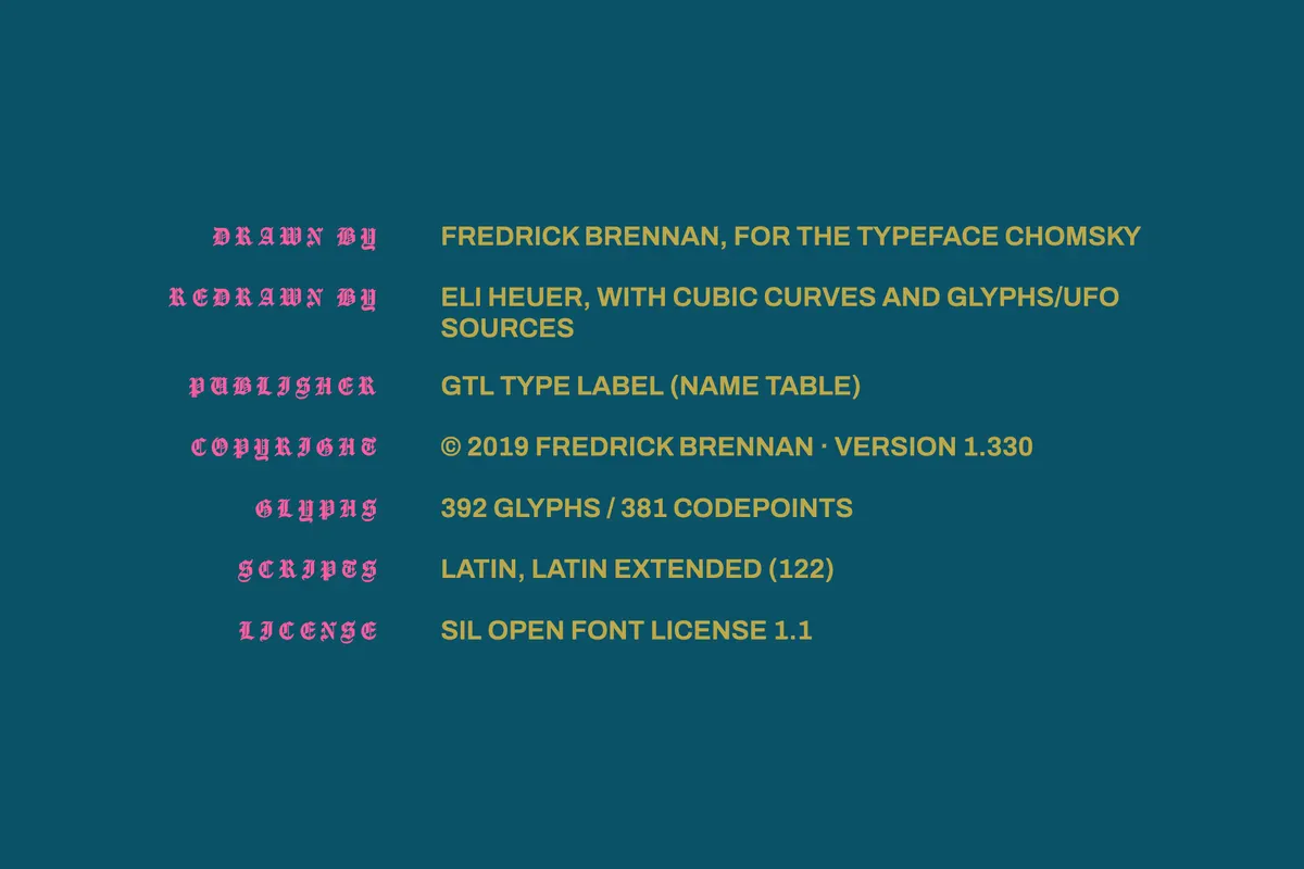 Newspaper Text - Free Textura Blackletter Font