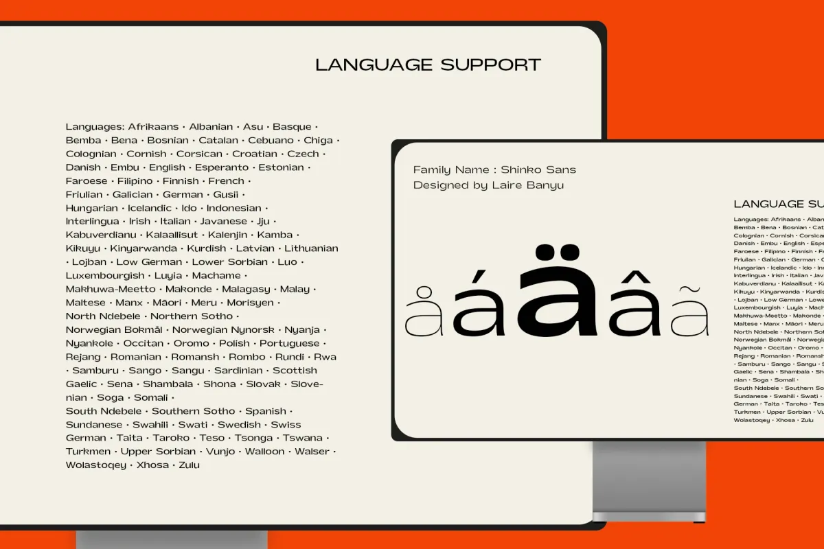 Shinko Sans - Humanist Wide Sans Serif Font