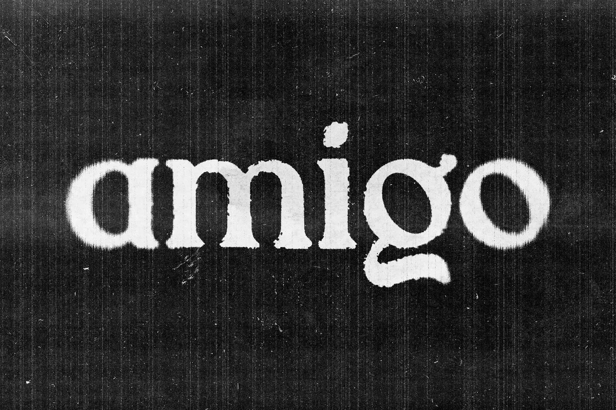 Inverted Blurred Scan Text Effect