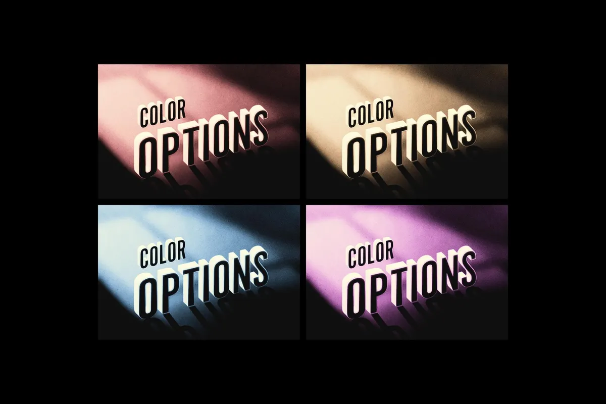 Vintage Noir Movie Title Text Effect