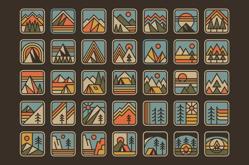 Simple Outdoor Badges
