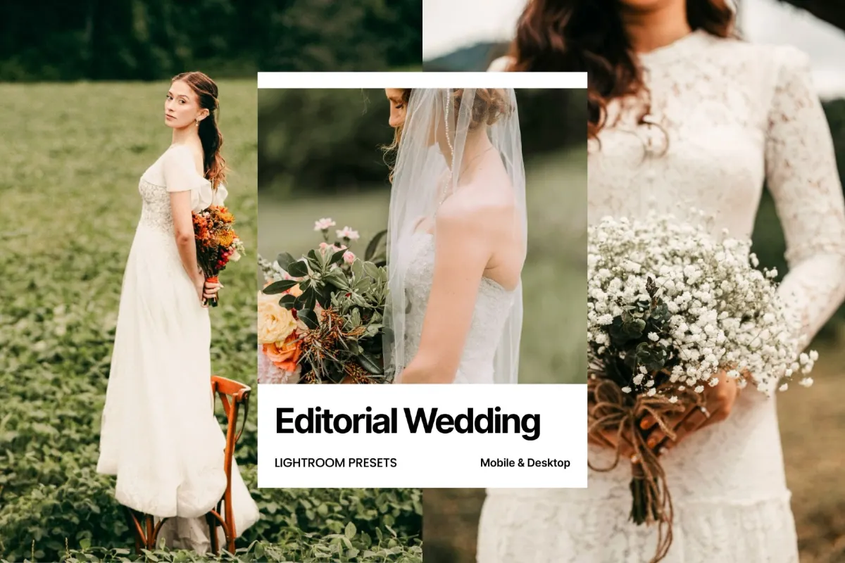 Editorial Wedding Lightroom Presets