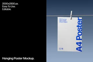Hanging Poster Mockup