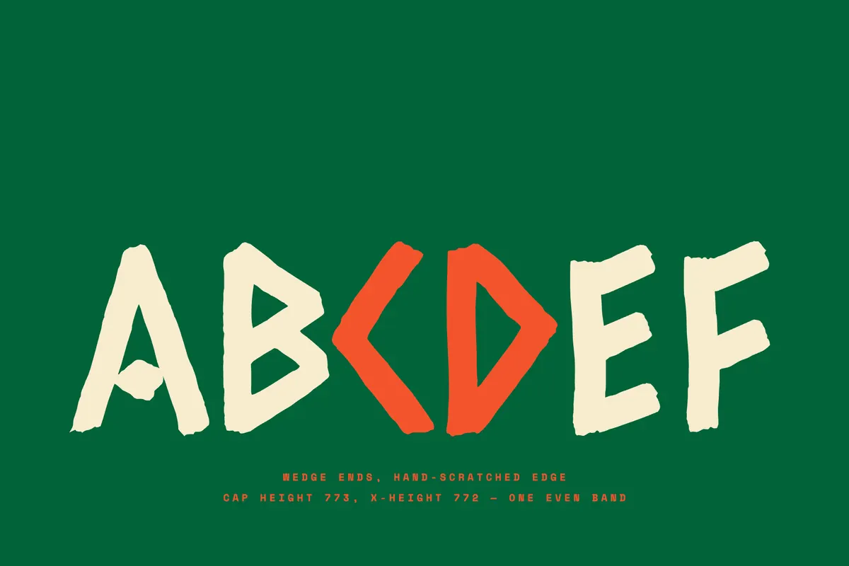Caesar Dressing - Free Marker Display Font