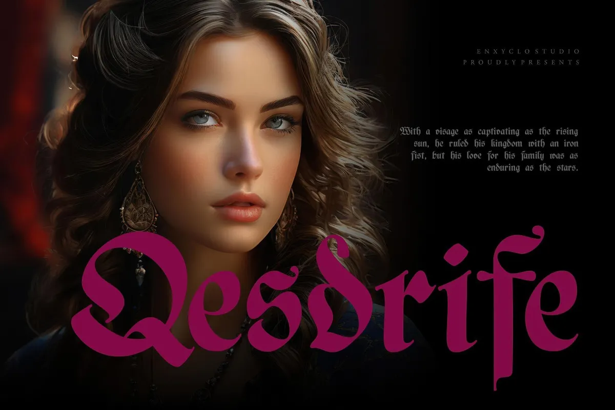 NCL Basefigh —  Rounded Blackletter Font