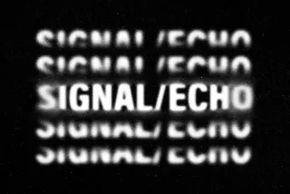 Signal Echo Text Effect