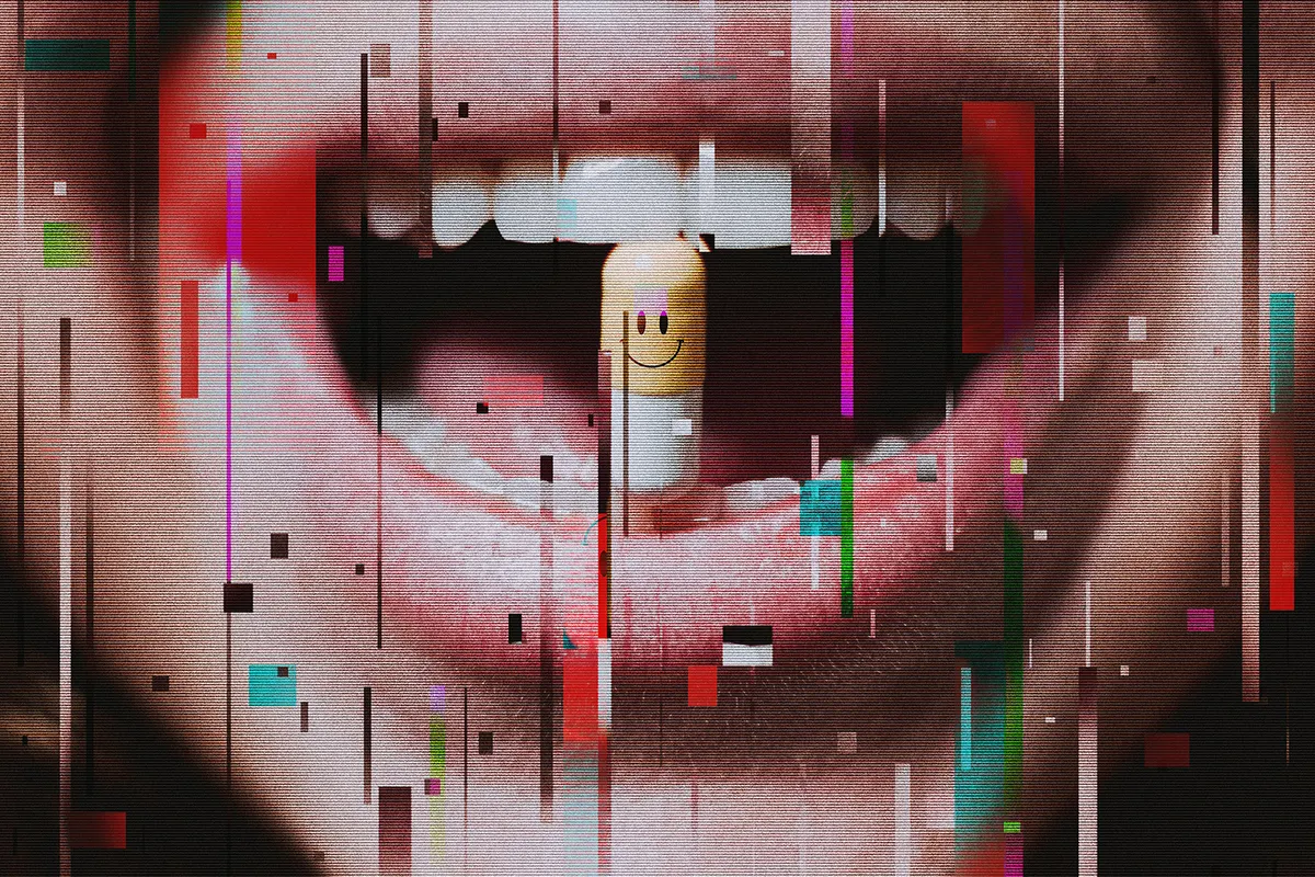 Glitch Matrix Photoshop Effect