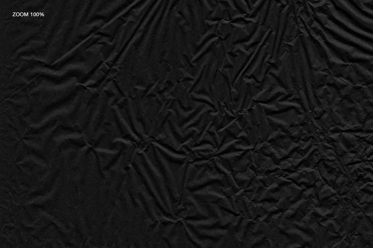 Black Crumpled Paper Textures