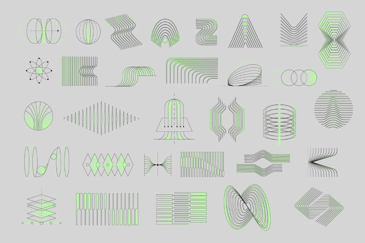 Blendic - Futuristic Line Element Pack