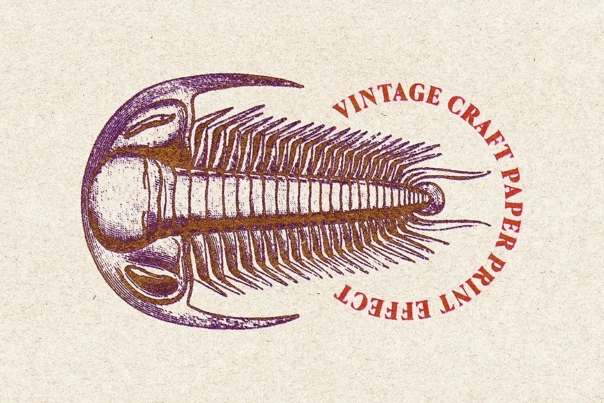 Vintage Grunge Print Effect