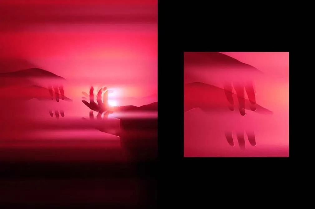 Fractal Mirror Photo Effect