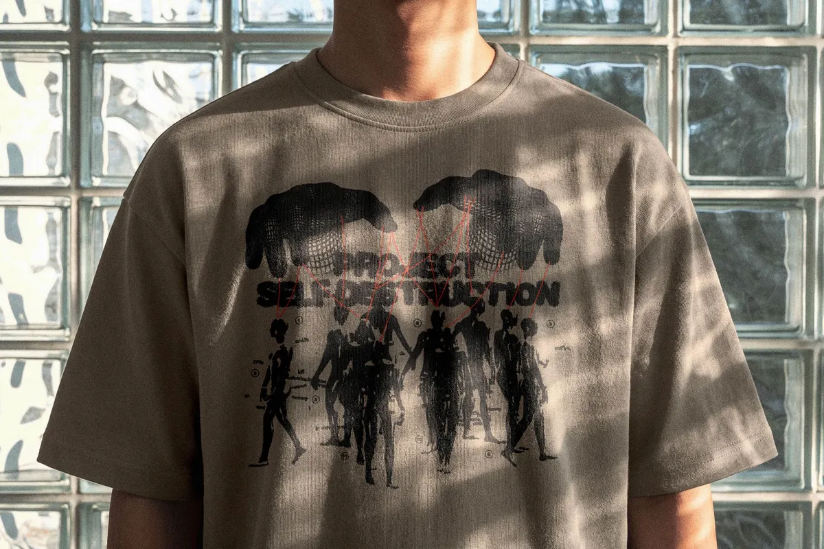 Glass Block T-Shirt Mockup