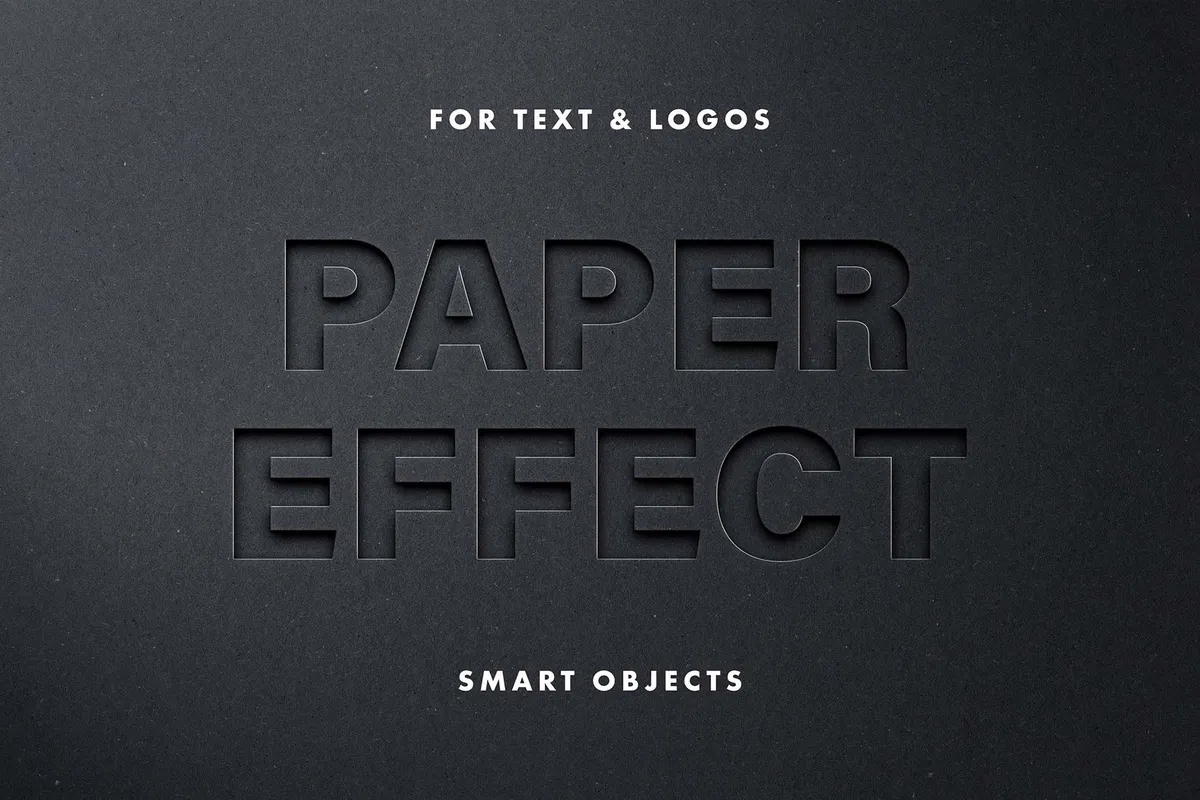 Cutout Paper Text Effect