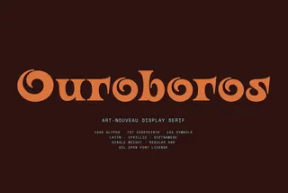 Ouroboros — Free Art Nouveau Display Font