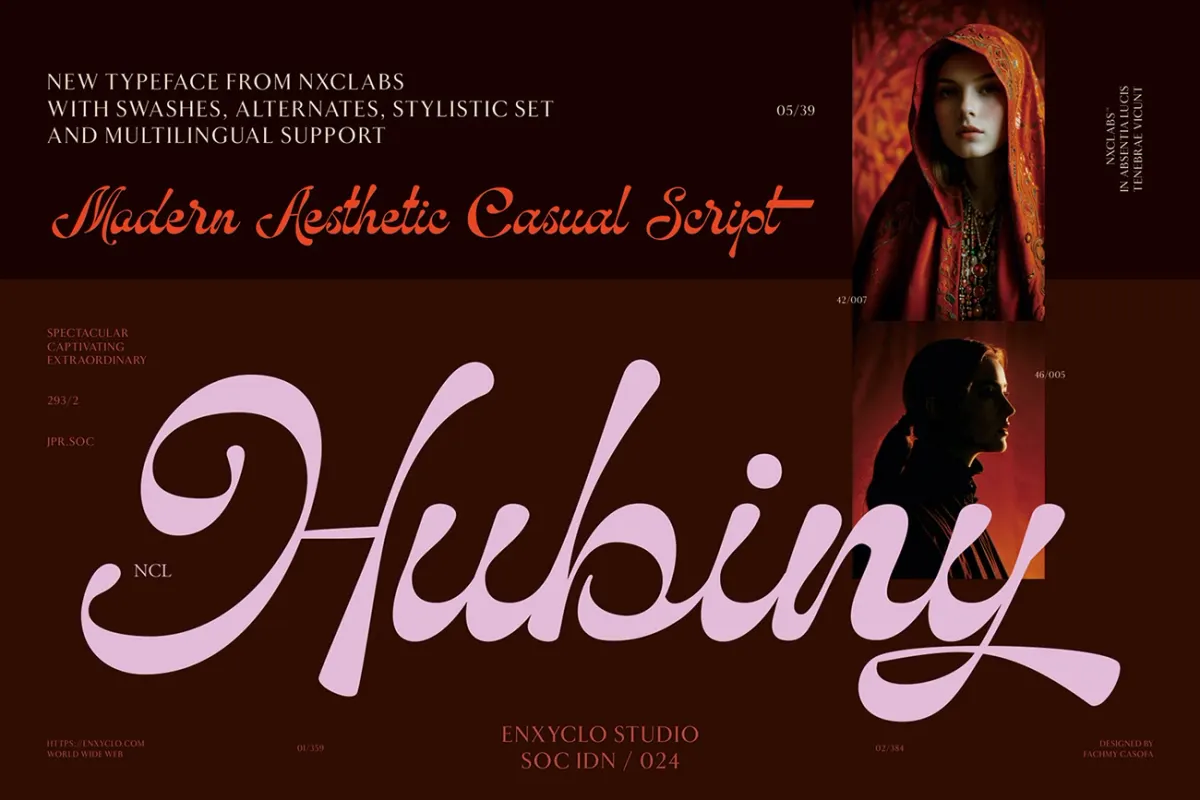 Hubiny - Elegant Script Font