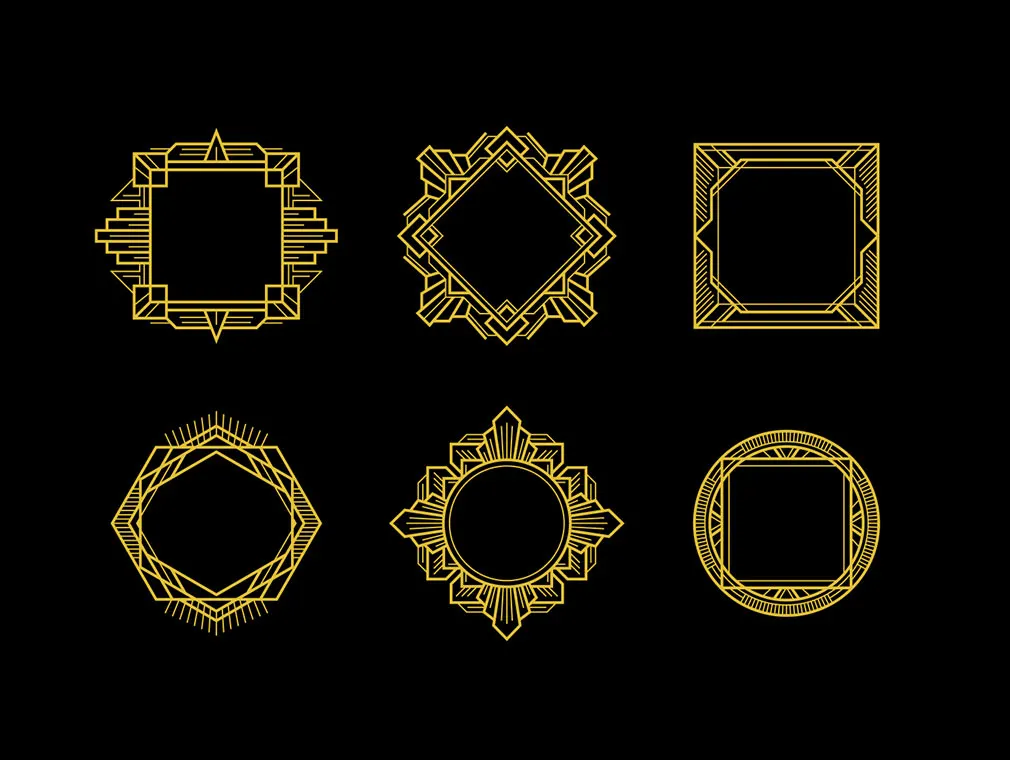 Art Deco Vintage Elements