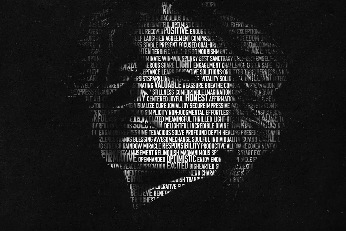 Cutout Words Photo Effect